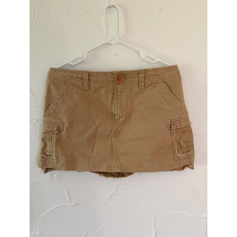 Vintage Y2K Retro Old Navy Cargo Micro Mini Skirt